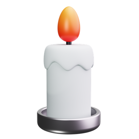 Vanilla Candle  3D Icon