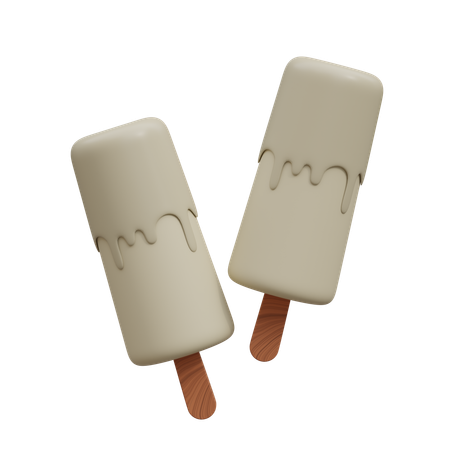 バニラアイスキャンディー  3D Icon