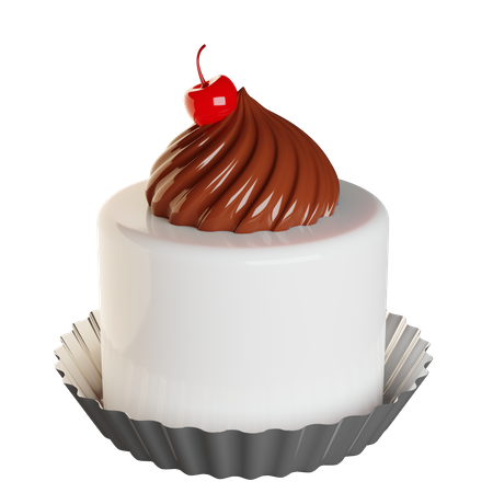 Vanilla Shortcake 3D Illustration
