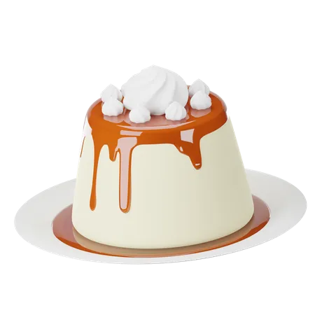 Vanillepudding  3D Icon