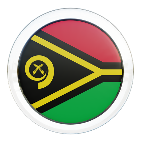 Vanuatu Flag  3D Icon