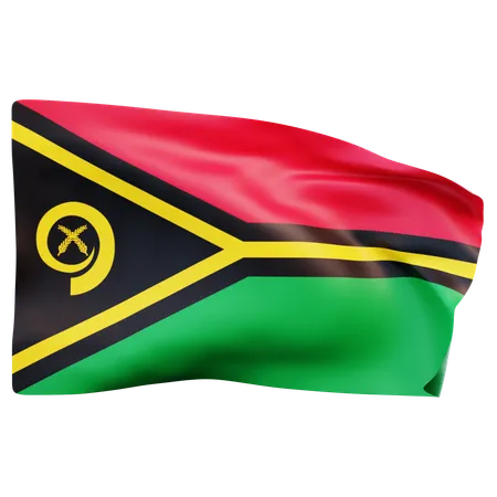 Vanuatu Flag  3D Icon