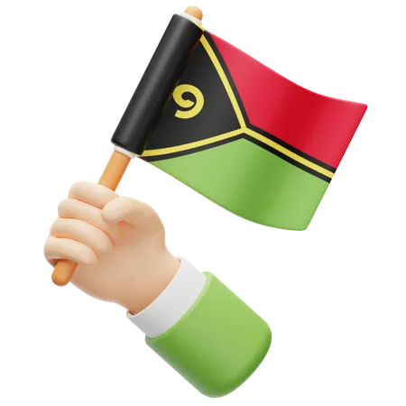 Vanuatu Flag  3D Icon