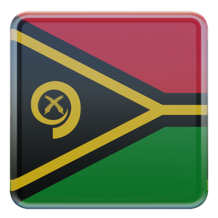 Vanuatu Flag  3D Illustration