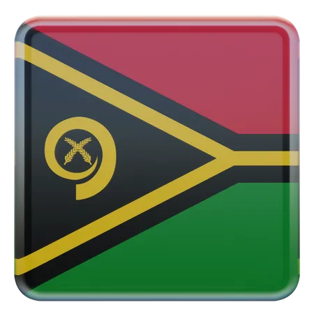 Vanuatu Flag  3D Illustration