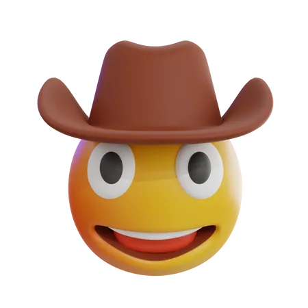 Emoji vaquero  3D Icon