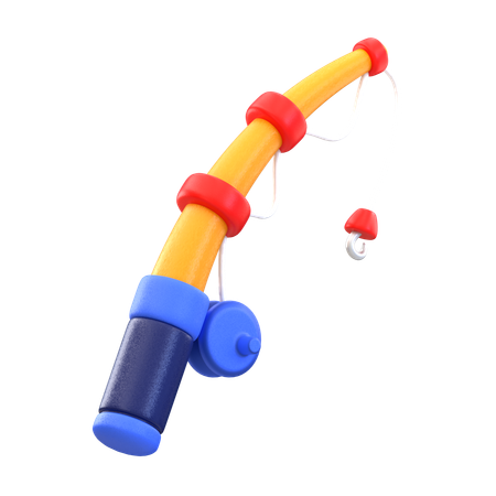 Cana de pesca  3D Icon