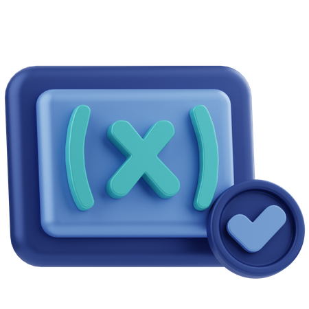 Variable Type  3D Icon