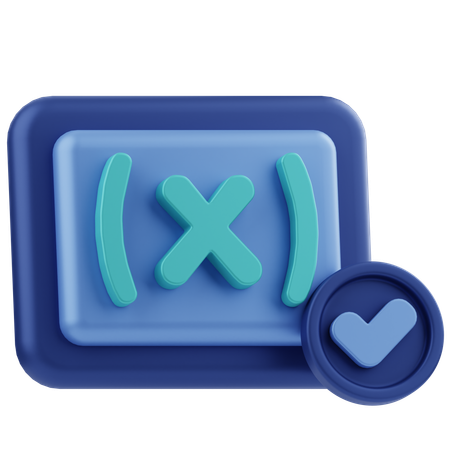 Variable Type  3D Icon