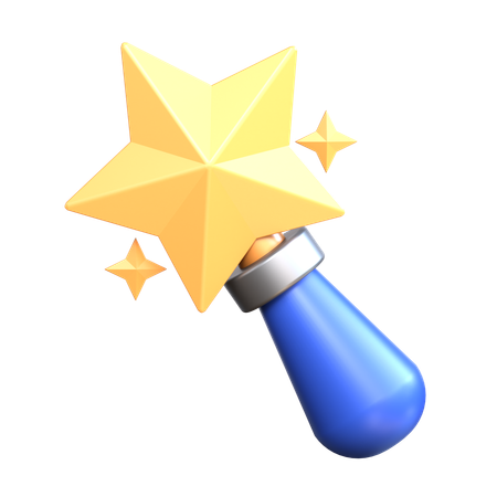 Varinha mágica  3D Icon