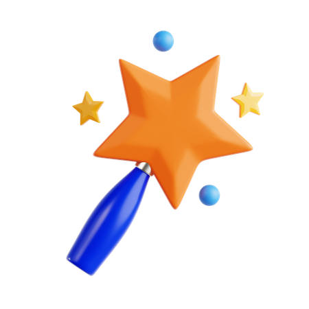 Varita mágica  3D Icon