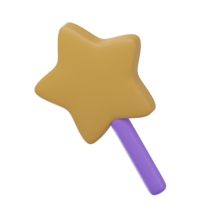 Varita mágica  3D Icon