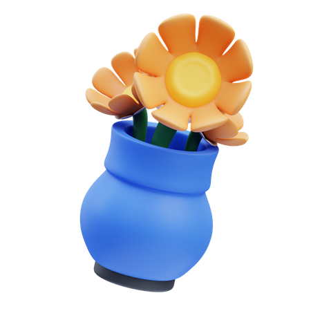 Vase à fleurs  3D Icon