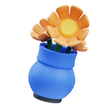 Vase à fleurs  3D Icon