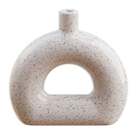 Vase à fleurs en céramique  3D Icon