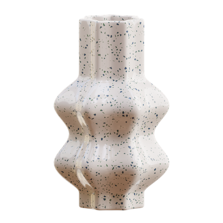 Vase à fleurs en céramique  3D Icon