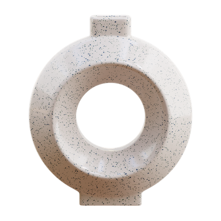 Vase à fleurs en céramique  3D Icon
