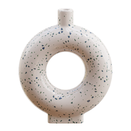 Vase à fleurs en céramique  3D Icon