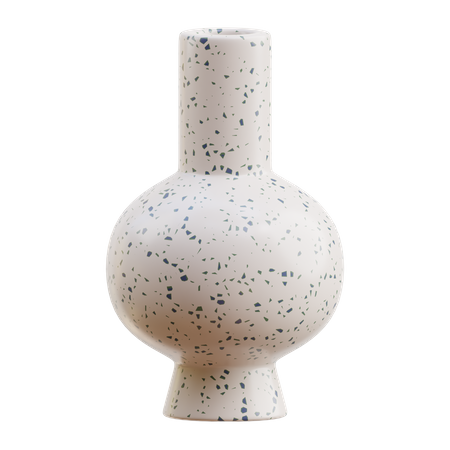 Vase à fleurs en céramique  3D Icon