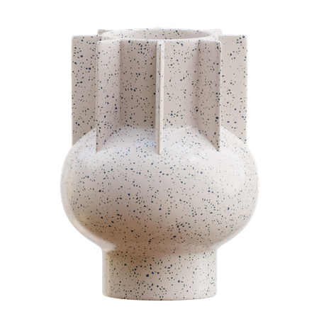 Vase à fleurs en céramique  3D Icon