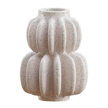 Vase à fleurs en céramique  3D Icon