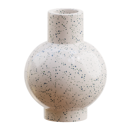 Vase à fleurs en céramique  3D Icon