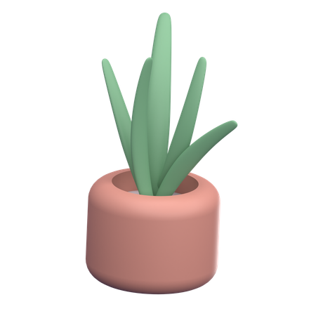 Vase à plantes  3D Icon