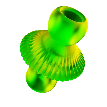 Vase Abstract Shape  3D Icon