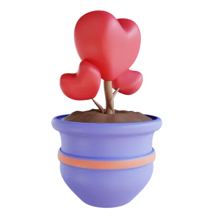 Vase d'amour  3D Icon