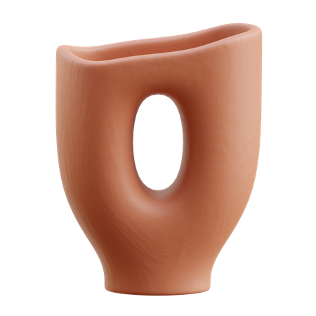 Vase en argile  3D Icon