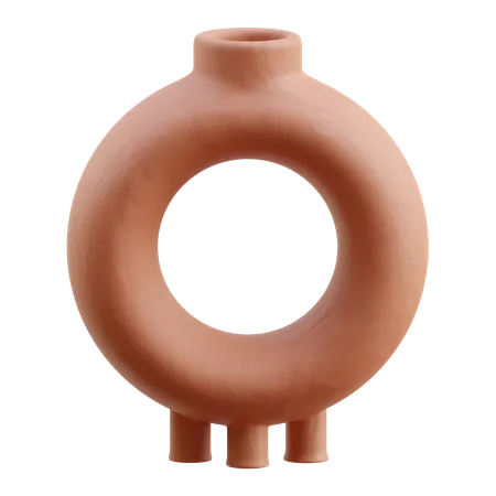 Vase en argile  3D Icon