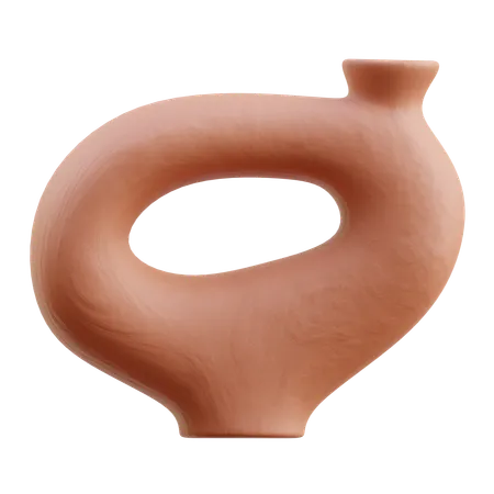 Vase en argile  3D Icon