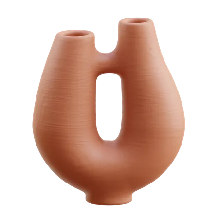 Vase en argile  3D Icon