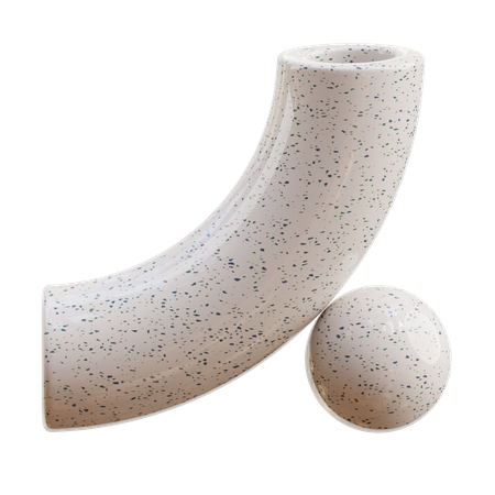 Vase en céramique moderne  3D Icon