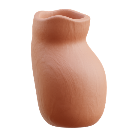 Vase en poterie  3D Icon