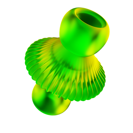 Forme abstraite de vase  3D Icon