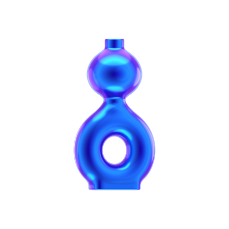 Vase Pot Abstract Shape  3D Icon