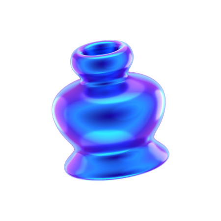 Vase Pot Abstract Shape  3D Icon