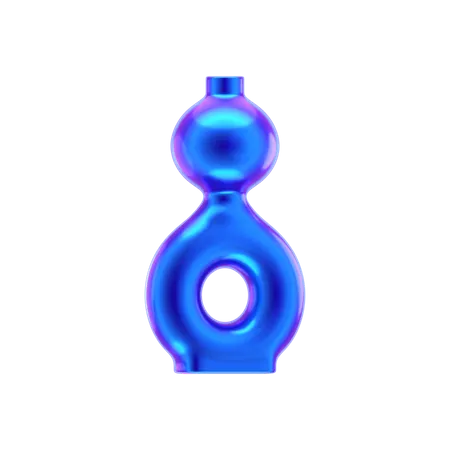 Vase Pot Abstract Shape  3D Icon