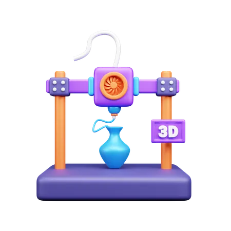 Vase printing  3D Icon