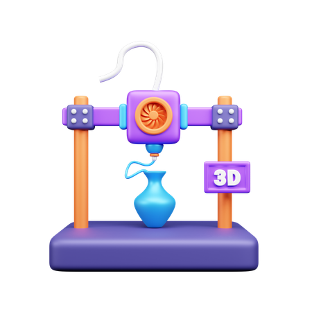 Vase printing  3D Icon