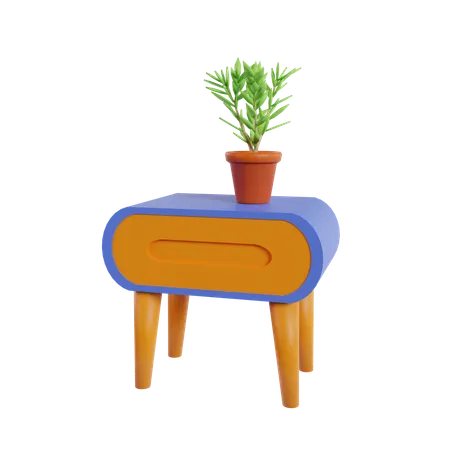Vase Table  3D Icon