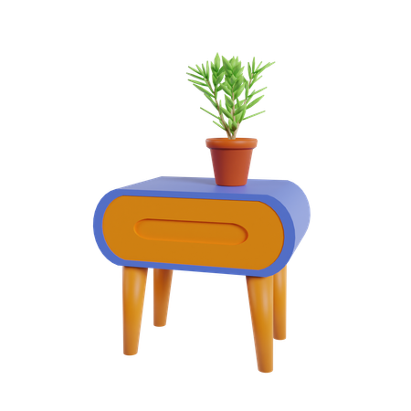 Vase Table  3D Icon