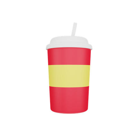 Beber vaso  3D Icon