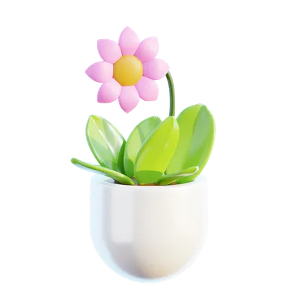 Vaso de planta  3D Icon