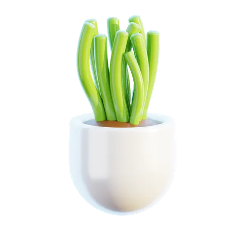 Vaso de planta  3D Icon