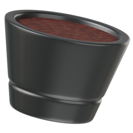 Vaso de planta  3D Icon