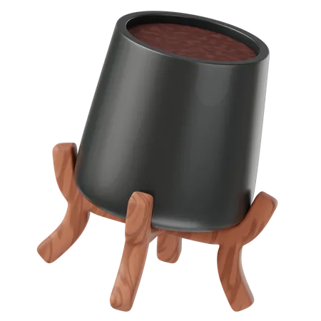 Vaso de planta  3D Icon