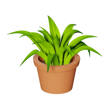 Vaso de planta  3D Illustration