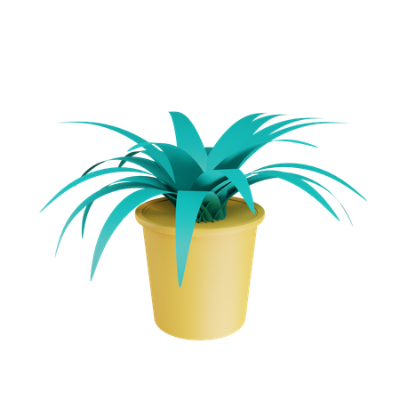 Vaso de planta  3D Illustration